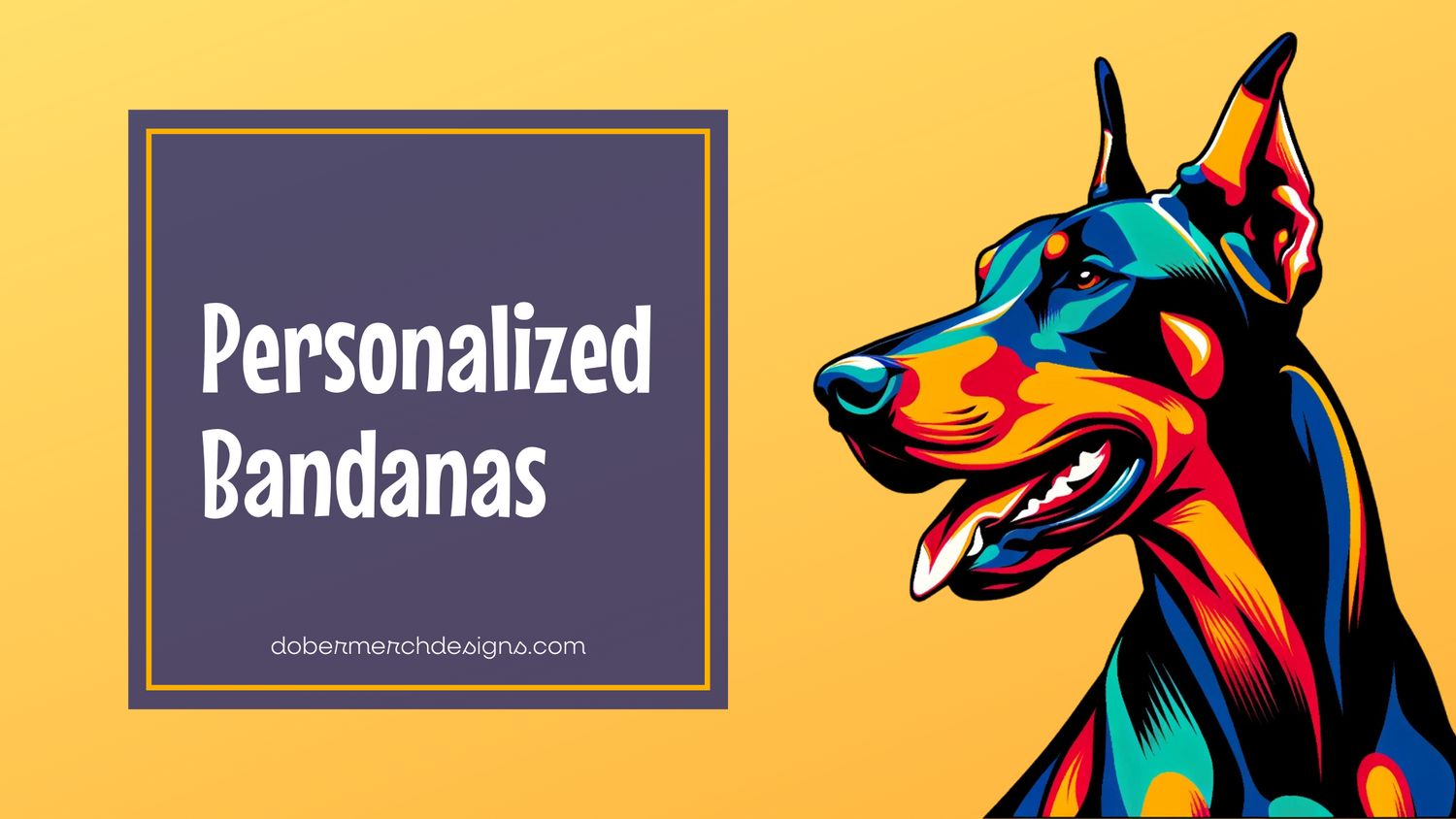 Personalized Dog Bandanas