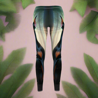 Majestic Doberman Forest Dream Leggings