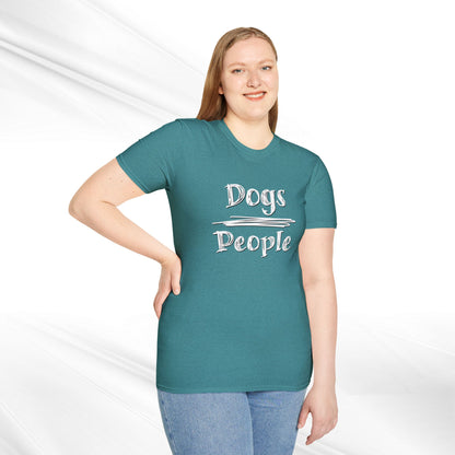 Dog Lover Unisex Tee "Dogs Over People"