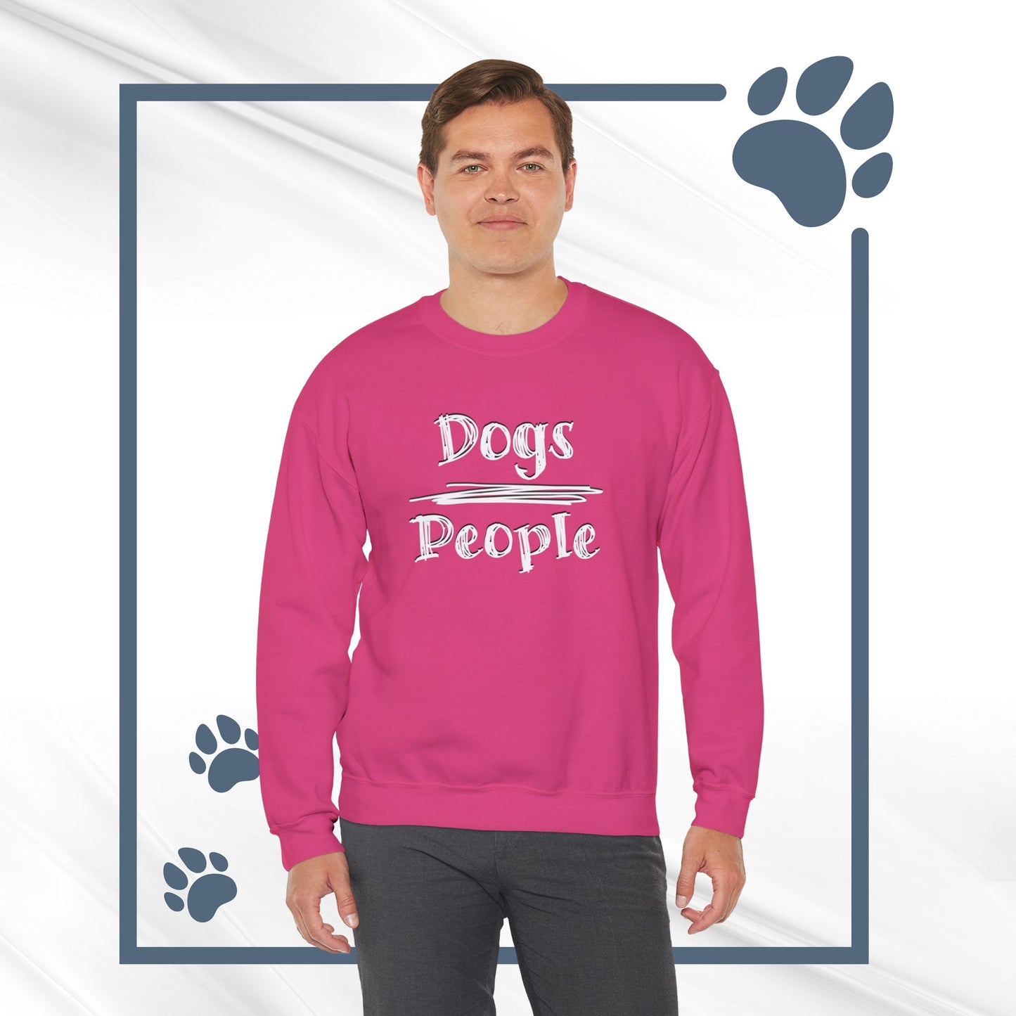 Dogs Over People Crewneck Sweatshirt