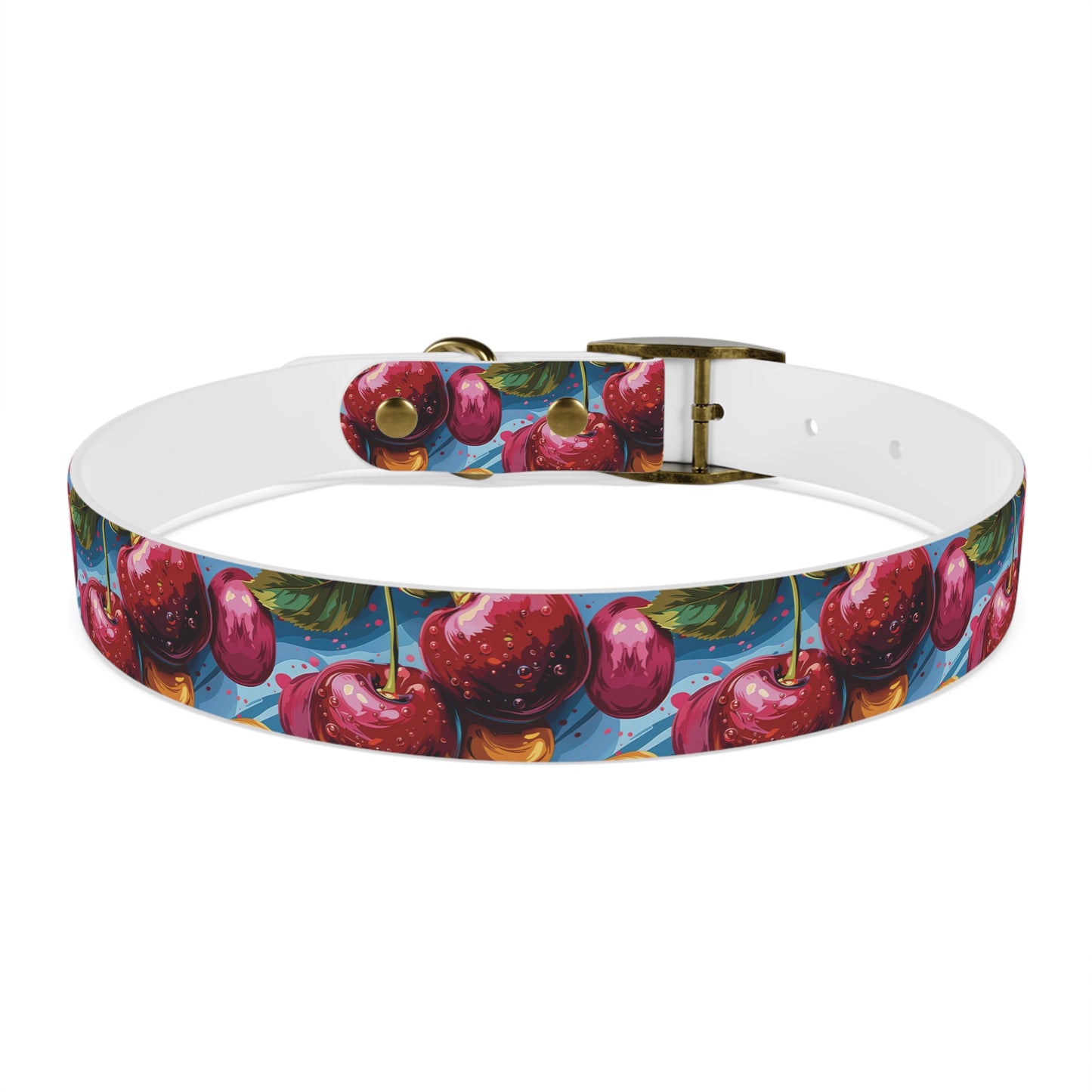 Cherries Pattern Dog Collar