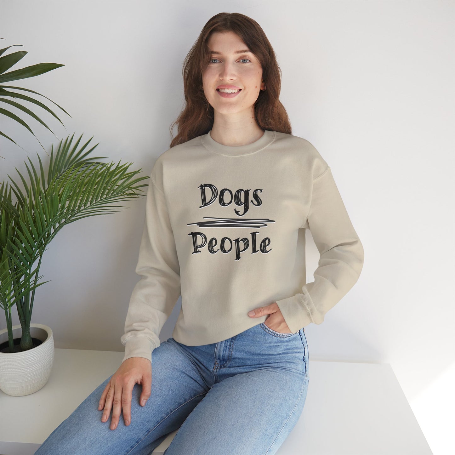 Dogs Over People Crewneck Sweatshirt