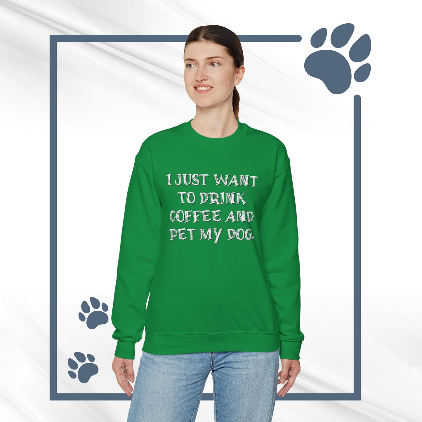 Coffee & Canines Crewneck Sweatshirt