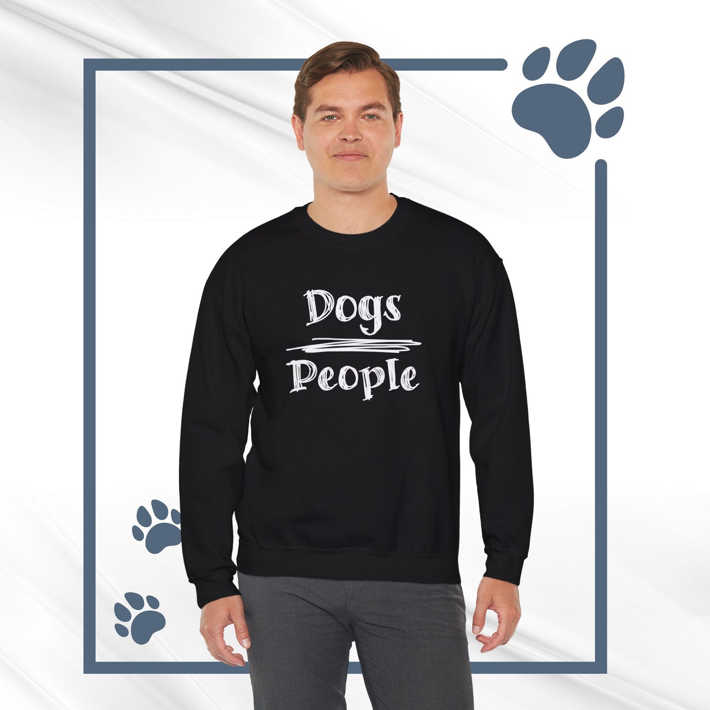 Dogs Over People Crewneck Sweatshirt