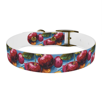 Cherries Pattern Dog Collar