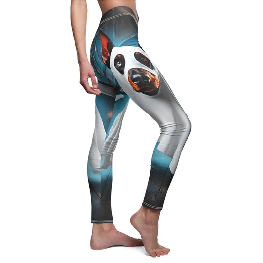 Dobie Ghost Halloween Leggings