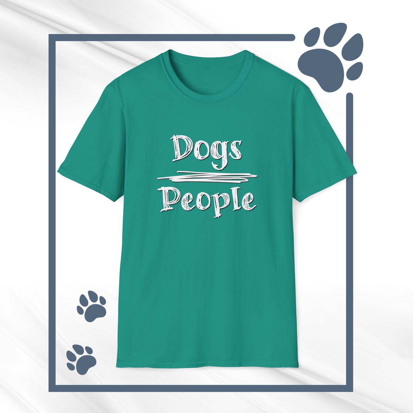 Dog Lover Unisex Tee "Dogs Over People"