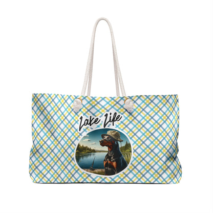 Lake Life Weekender Tote Bag