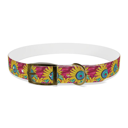 Daisies Pattern Dog Collar