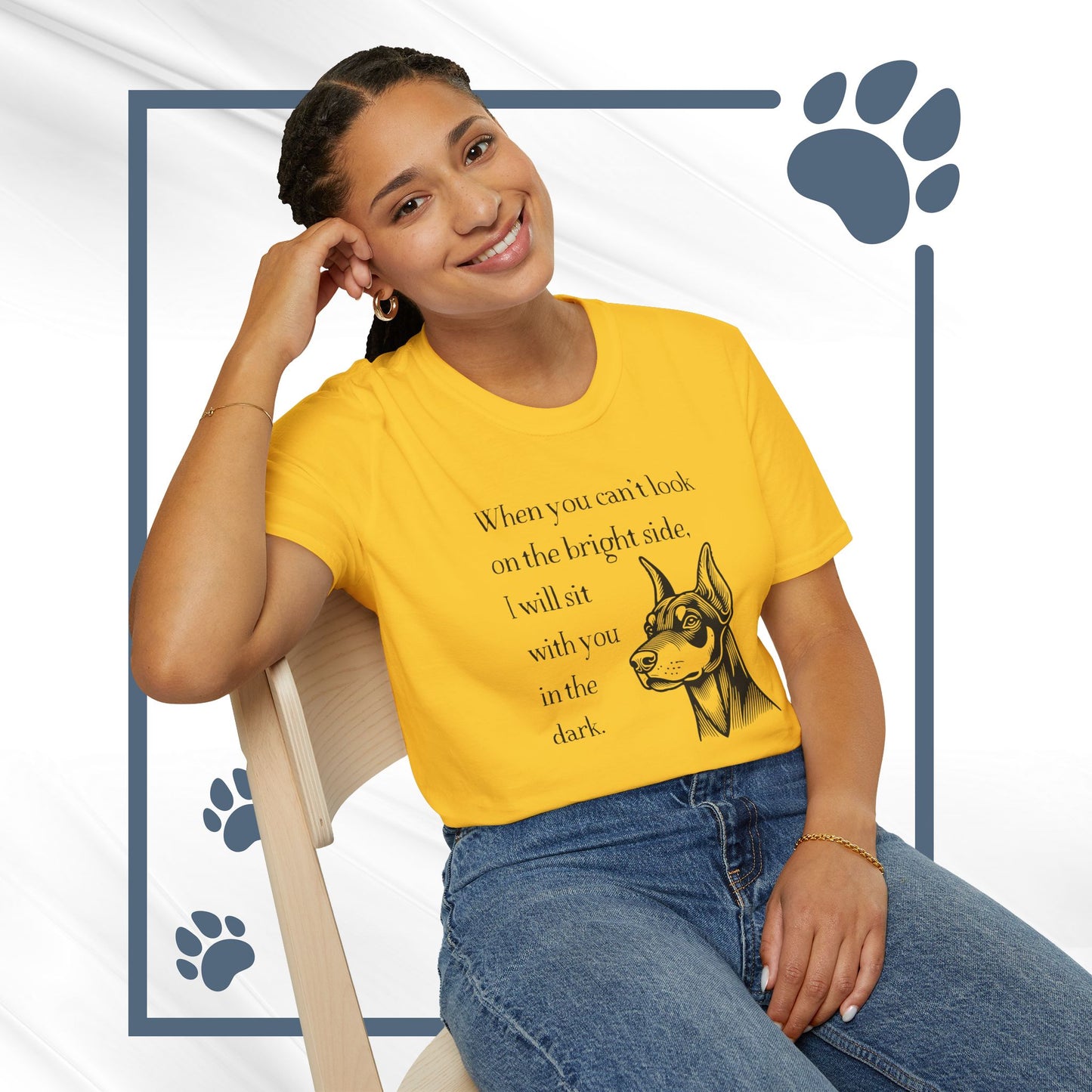 Doberman Quote Softstyle T-Shirt