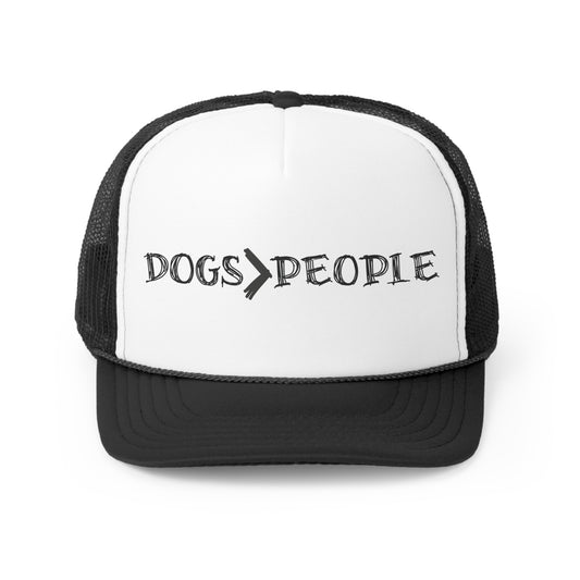 Dogs > People Trucker Hat for the Fashion-Forward Dog Lover