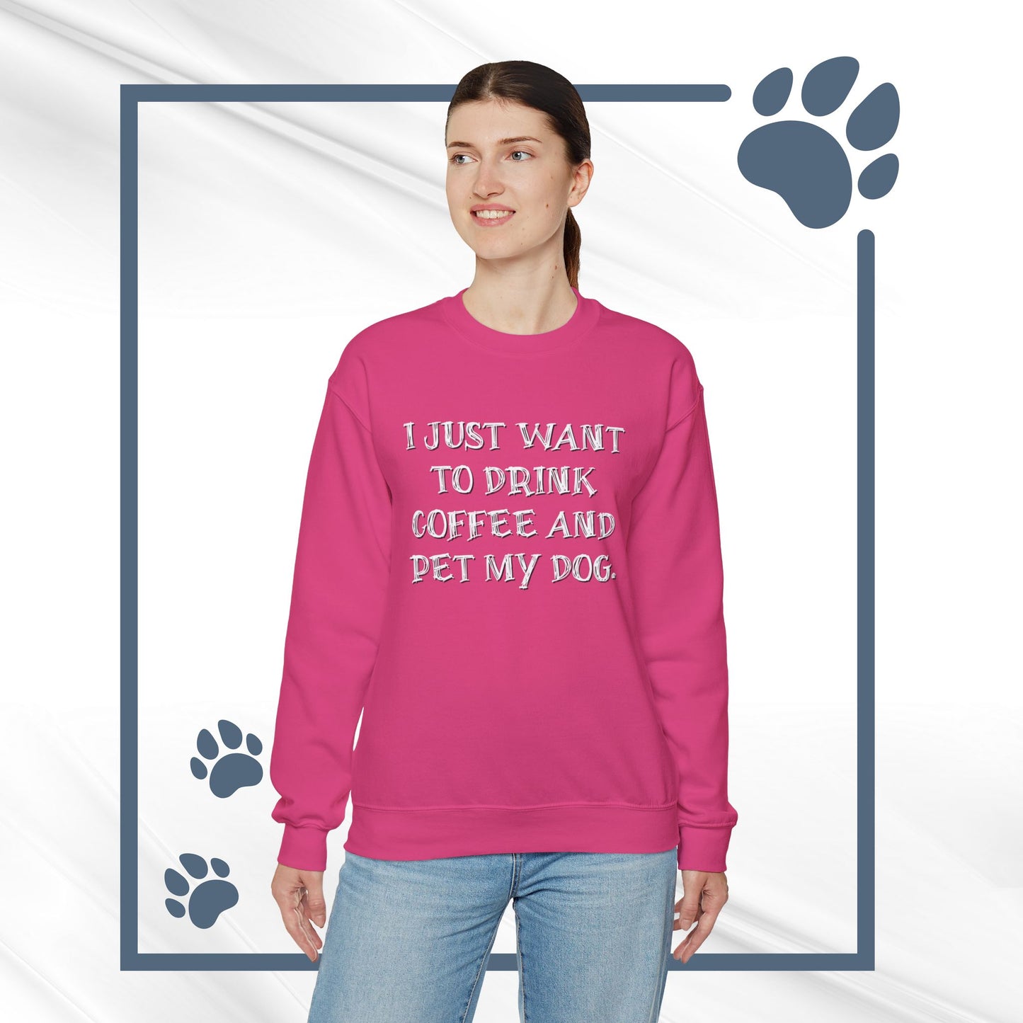 Coffee & Canines Crewneck Sweatshirt