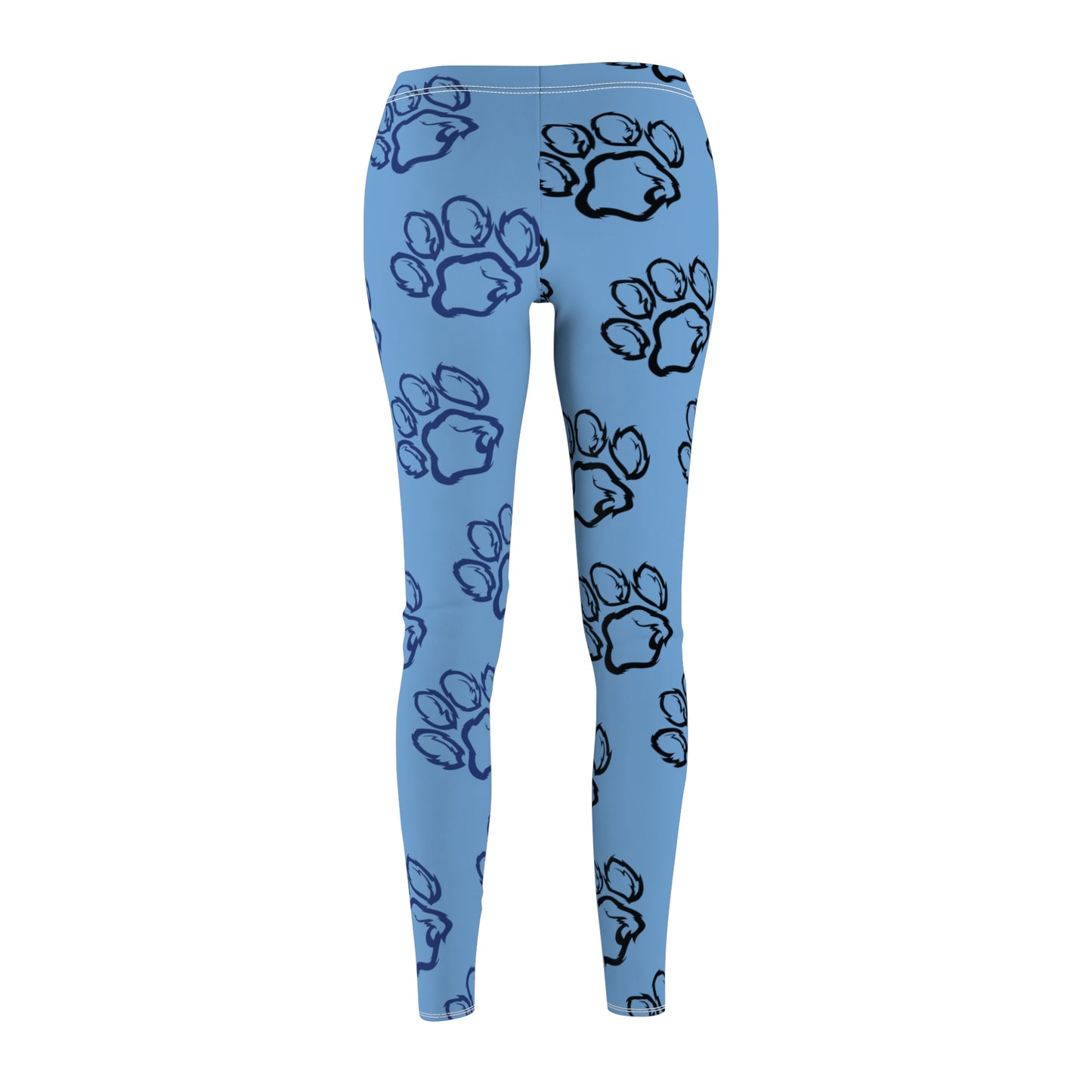 Blue Paw Print Passion Leggings