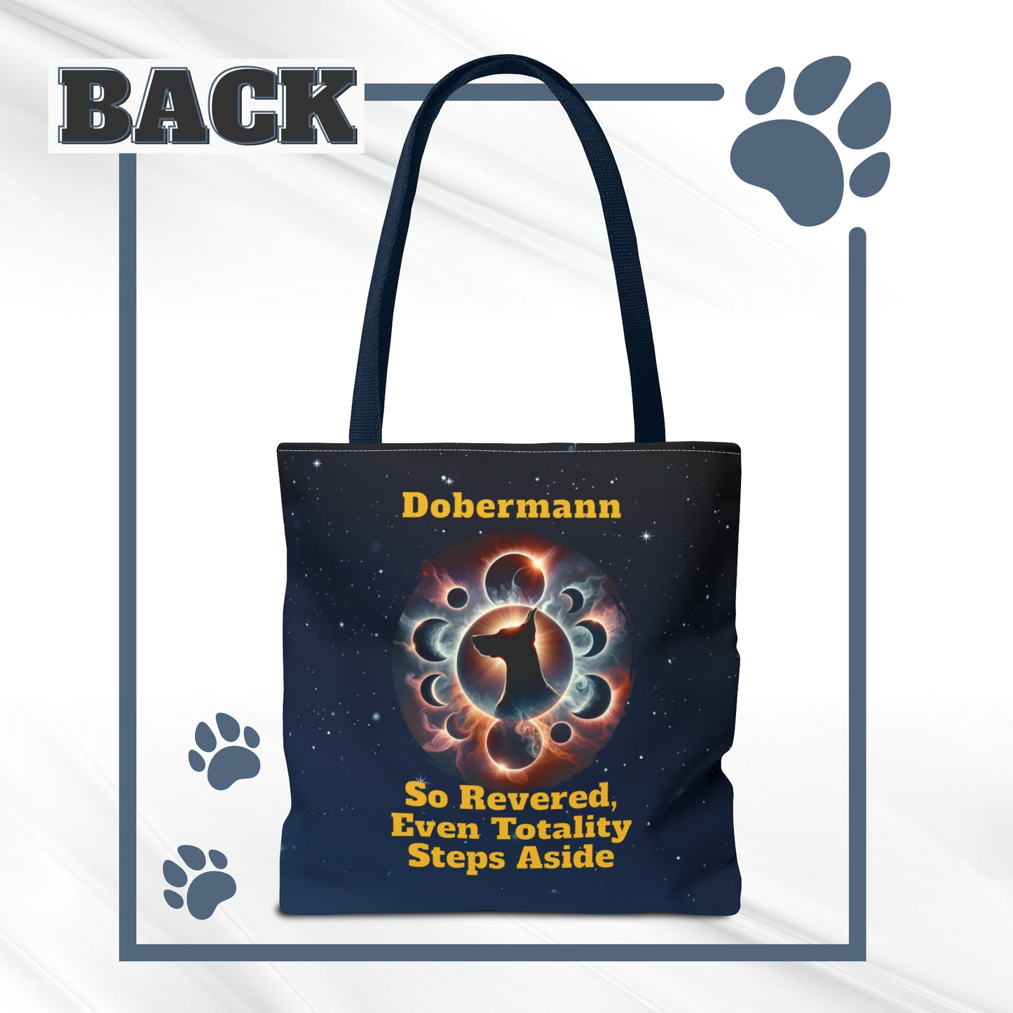 Cosmic Doberman All Over Printed Tote Bag