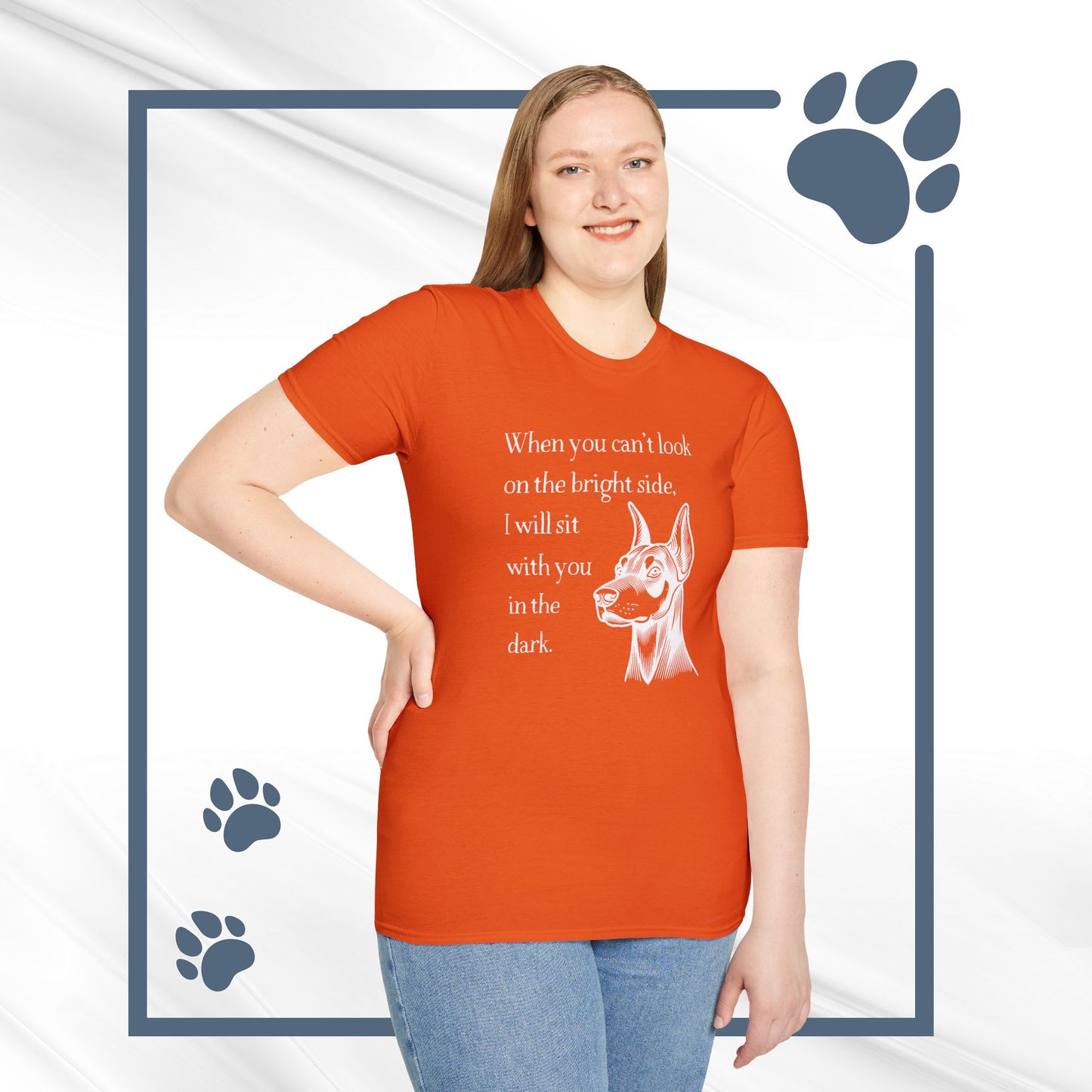 Doberman Quote Softstyle T-Shirt