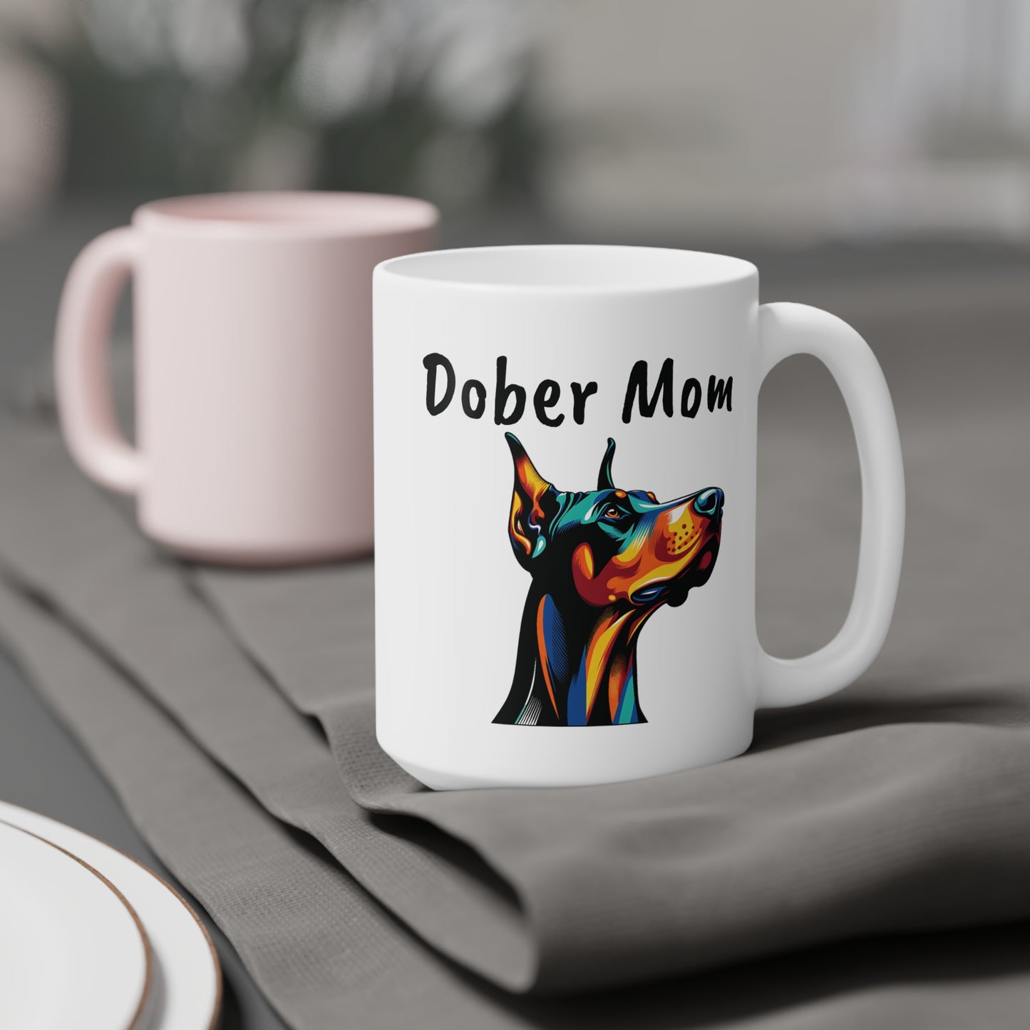 'Dober Mom' Coffee Mug