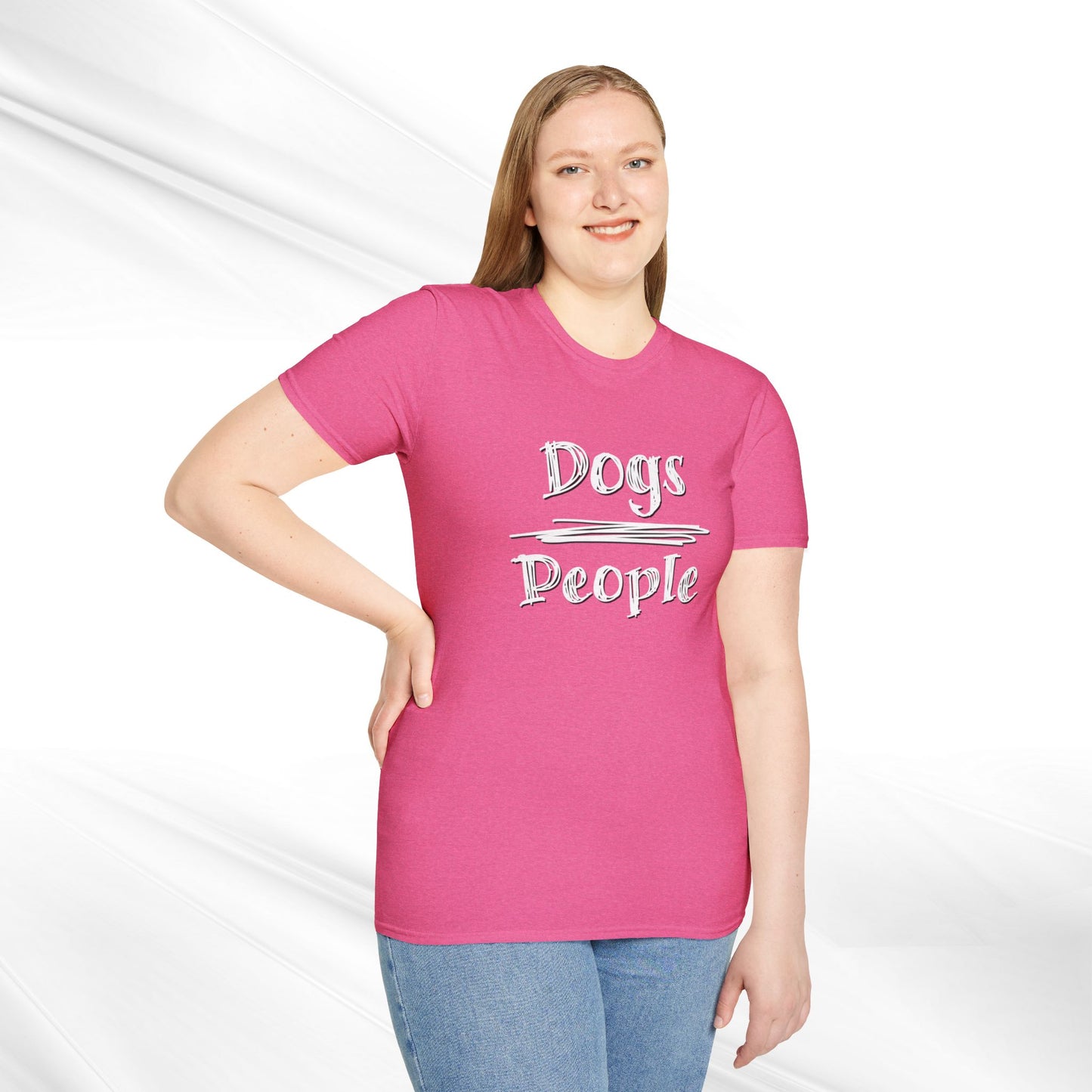 Dog Lover Unisex Tee "Dogs Over People"