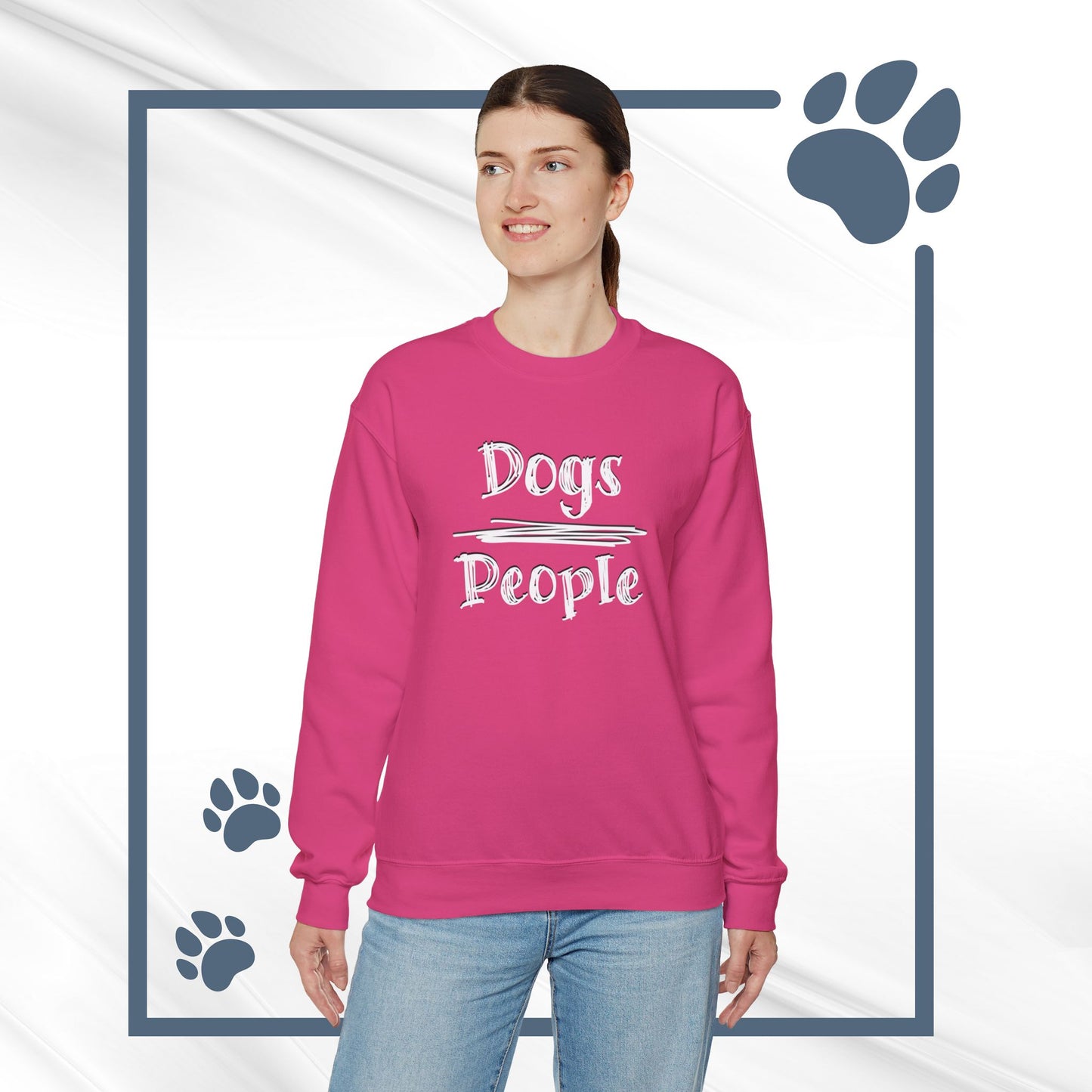 Dogs Over People Crewneck Sweatshirt