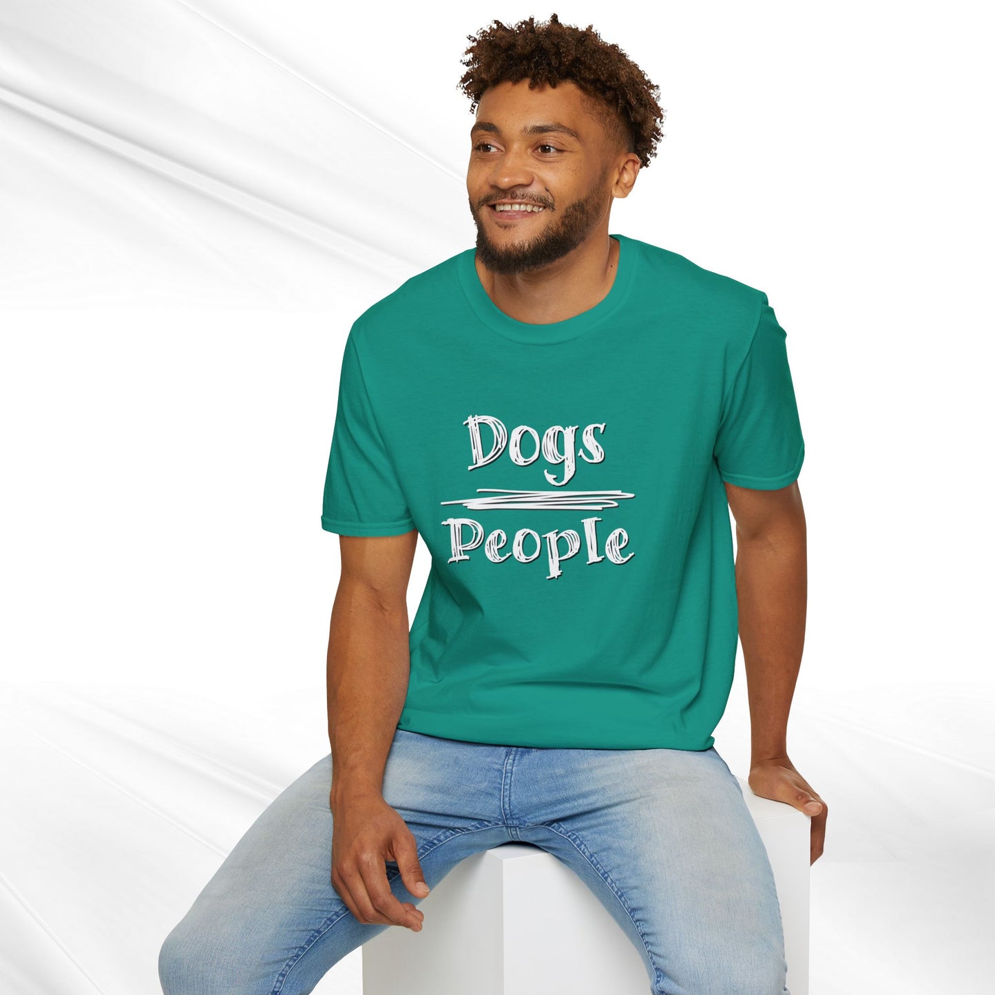 Dog Lover Unisex Tee "Dogs Over People"