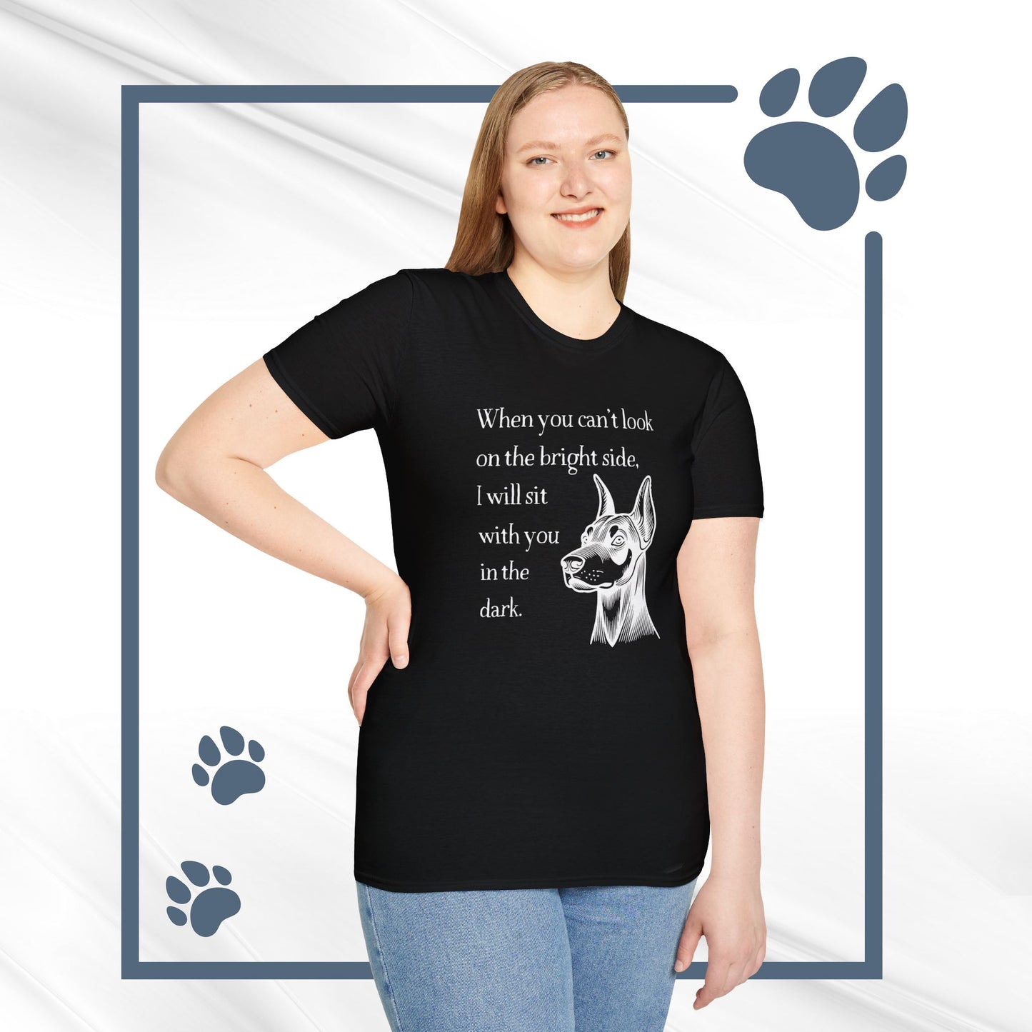 Doberman Quote Softstyle T-Shirt