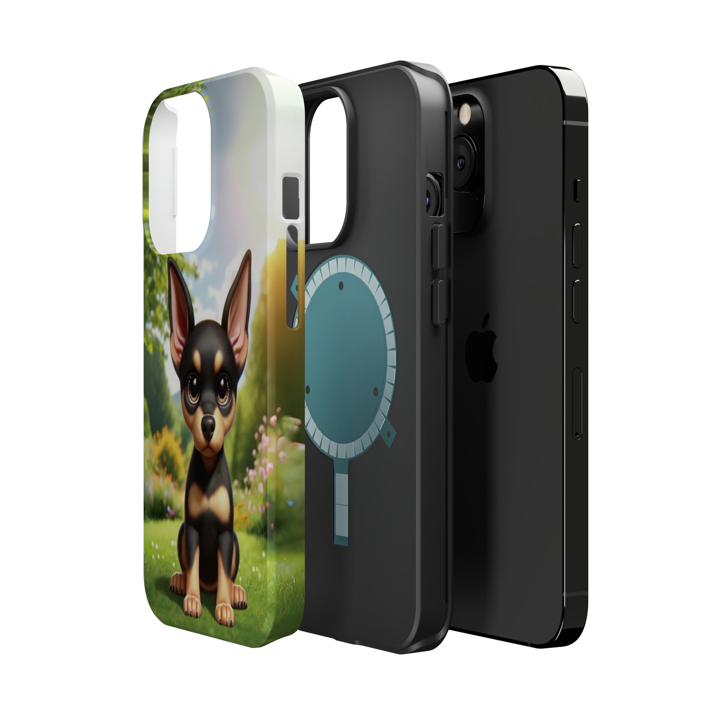 Kawaii Doberman iPhone Tough Case