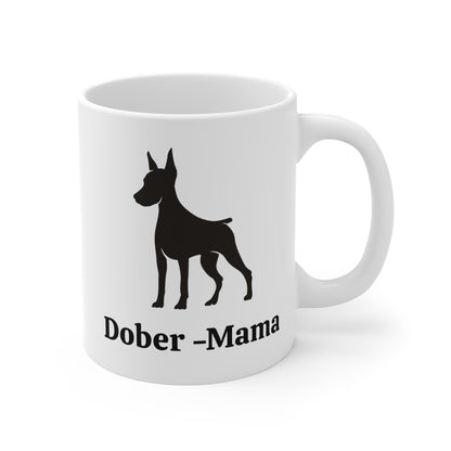 Dober-Mama Ceramic Dog Lover Ceramic Mug