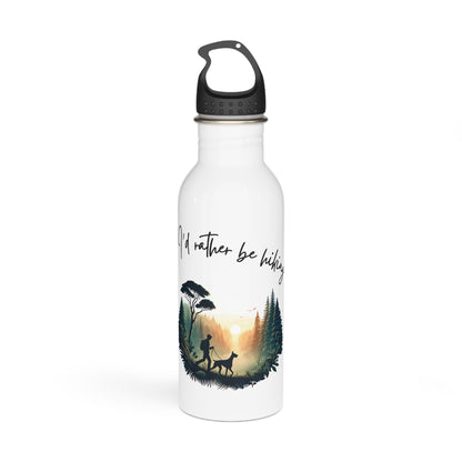 Rather be hiking Stainless Steel Water Bottle