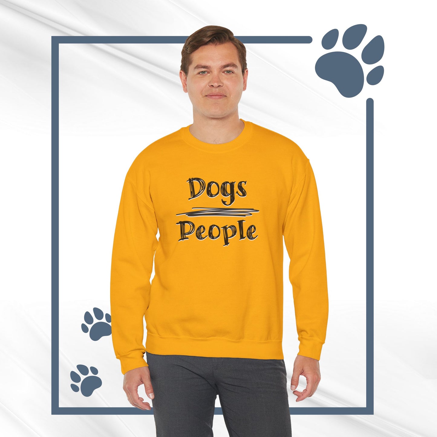 Dogs Over People Crewneck Sweatshirt