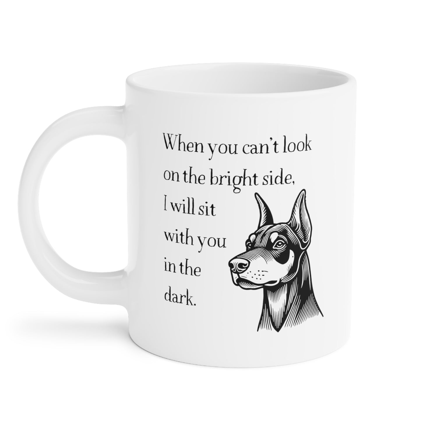 Forever Loyal Doberman Ceramic Mug