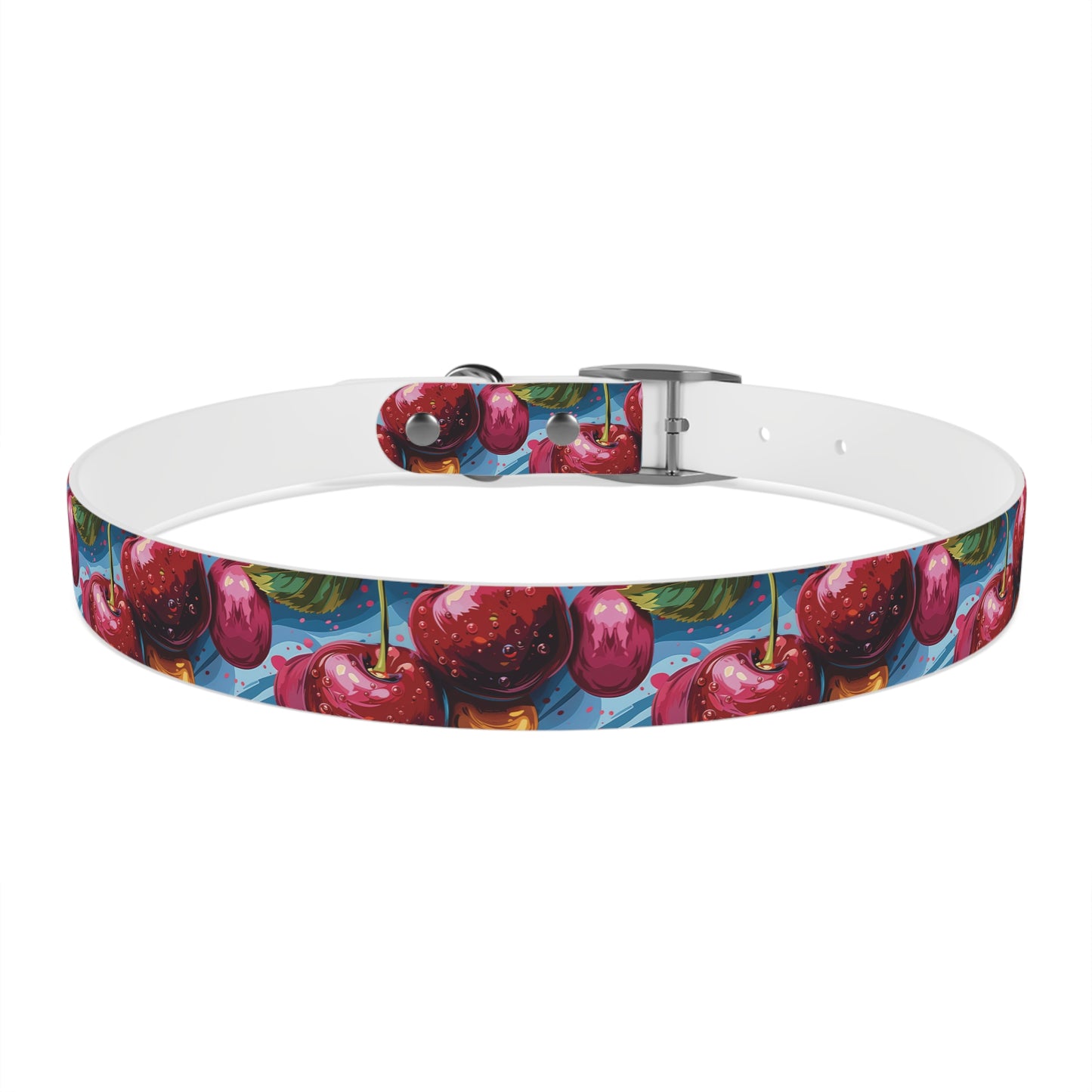 Cherries Pattern Dog Collar