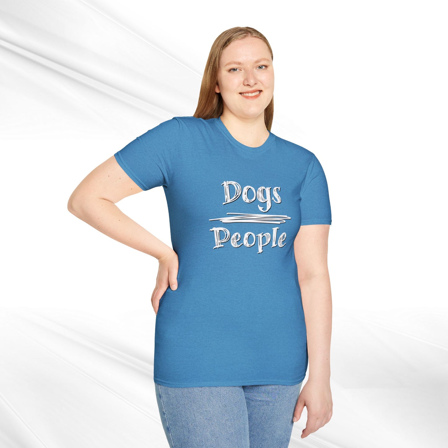 Dog Lover Unisex Tee "Dogs Over People"