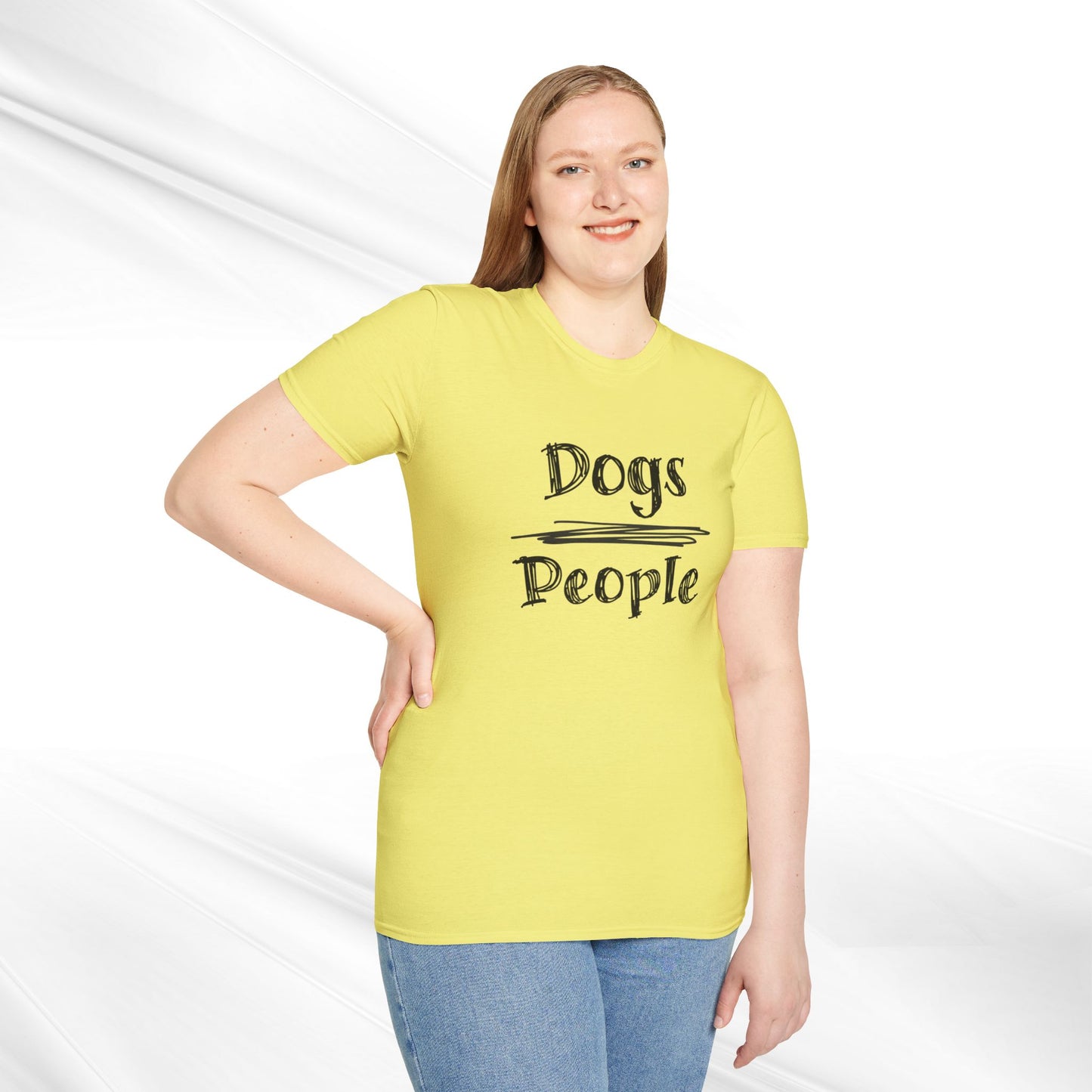 Dog Lover Unisex Tee "Dogs Over People"