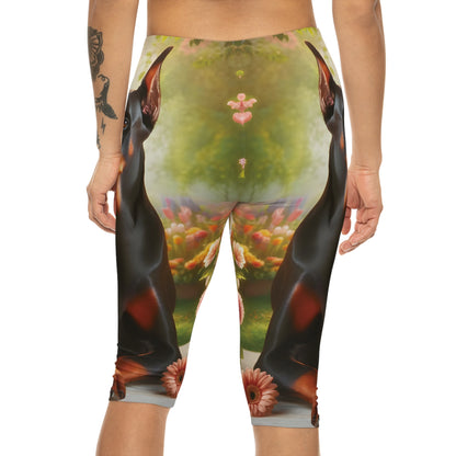 Garden Dobie Capri Leggings