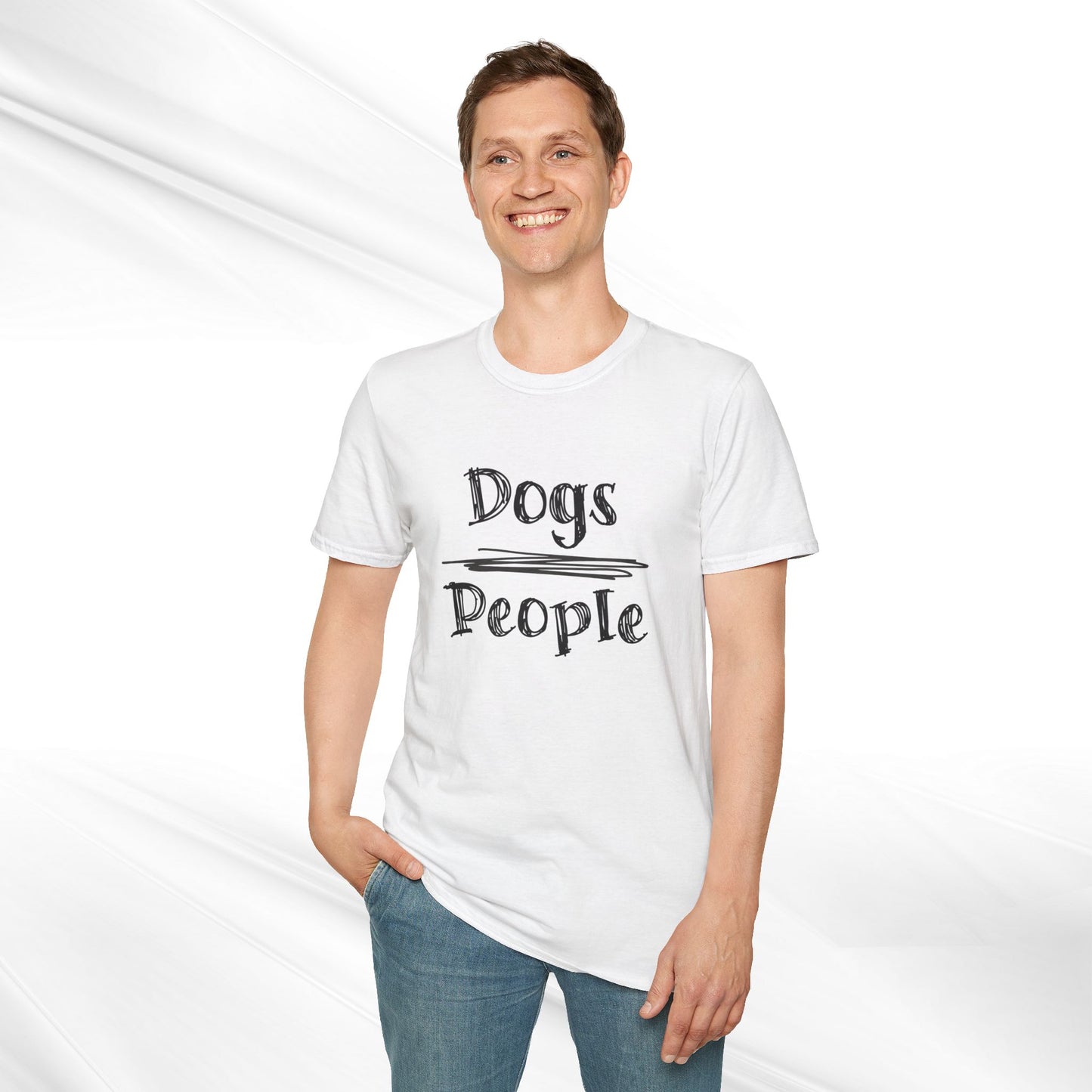 Dog Lover Unisex Tee "Dogs Over People"