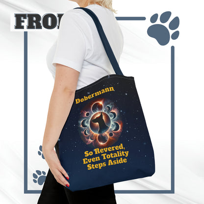 Cosmic Doberman All Over Printed Tote Bag