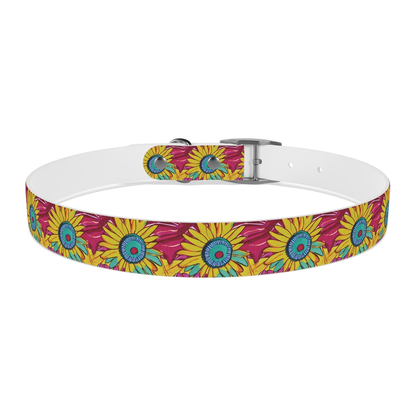 Daisies Pattern Dog Collar