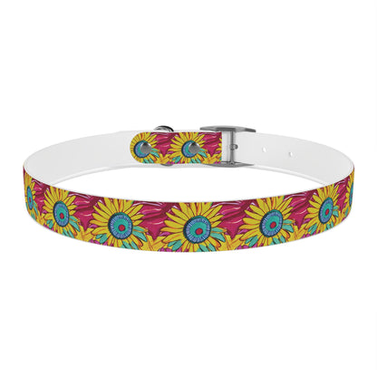 Daisies Pattern Dog Collar