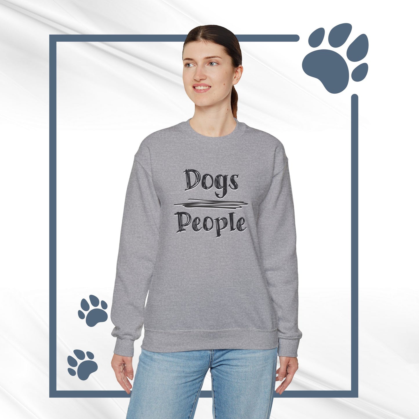 Dogs Over People Crewneck Sweatshirt