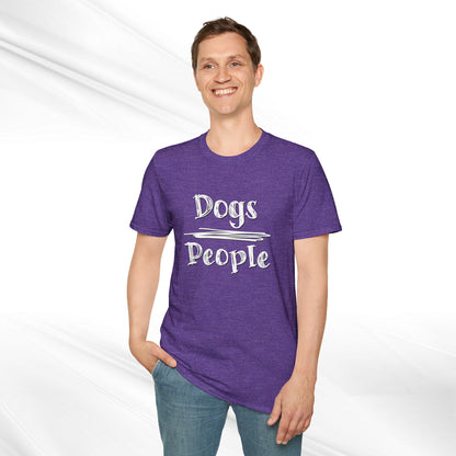 Dog Lover Unisex Tee "Dogs Over People"