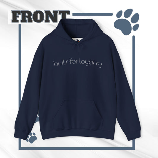 "Built for Loyalty" Abstract Doberman Pullover Hoodie – Trendy & Artistic Unisex Streetwear for Dog Lovers