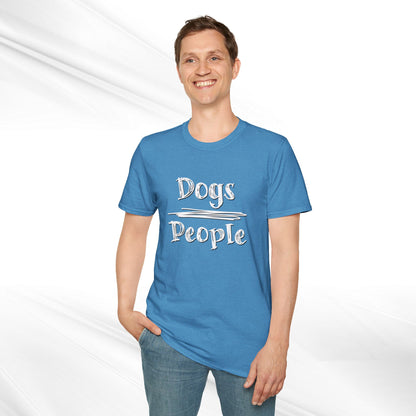 Dog Lover Unisex Tee "Dogs Over People"