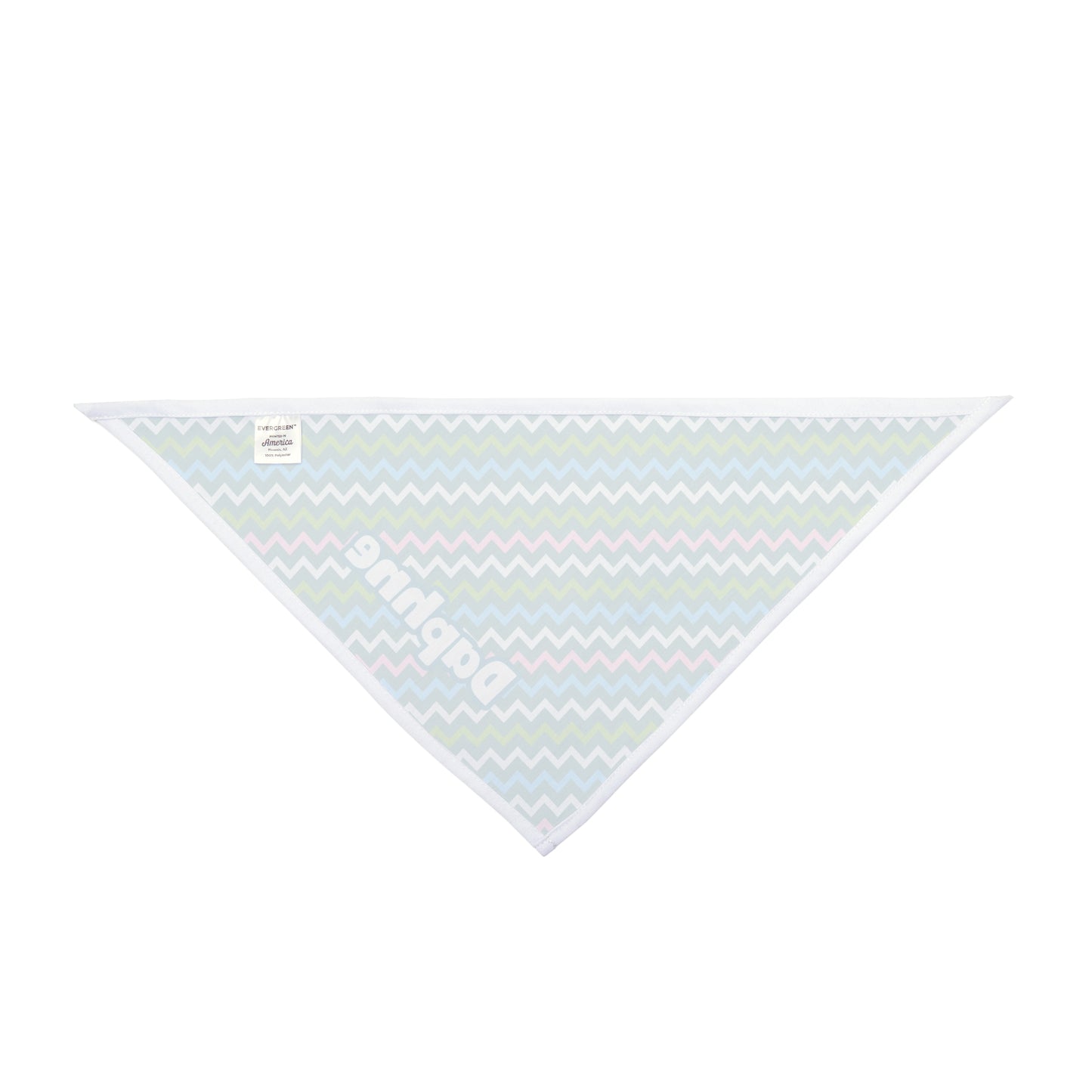 Personalized Zig Zag Pet Bandana