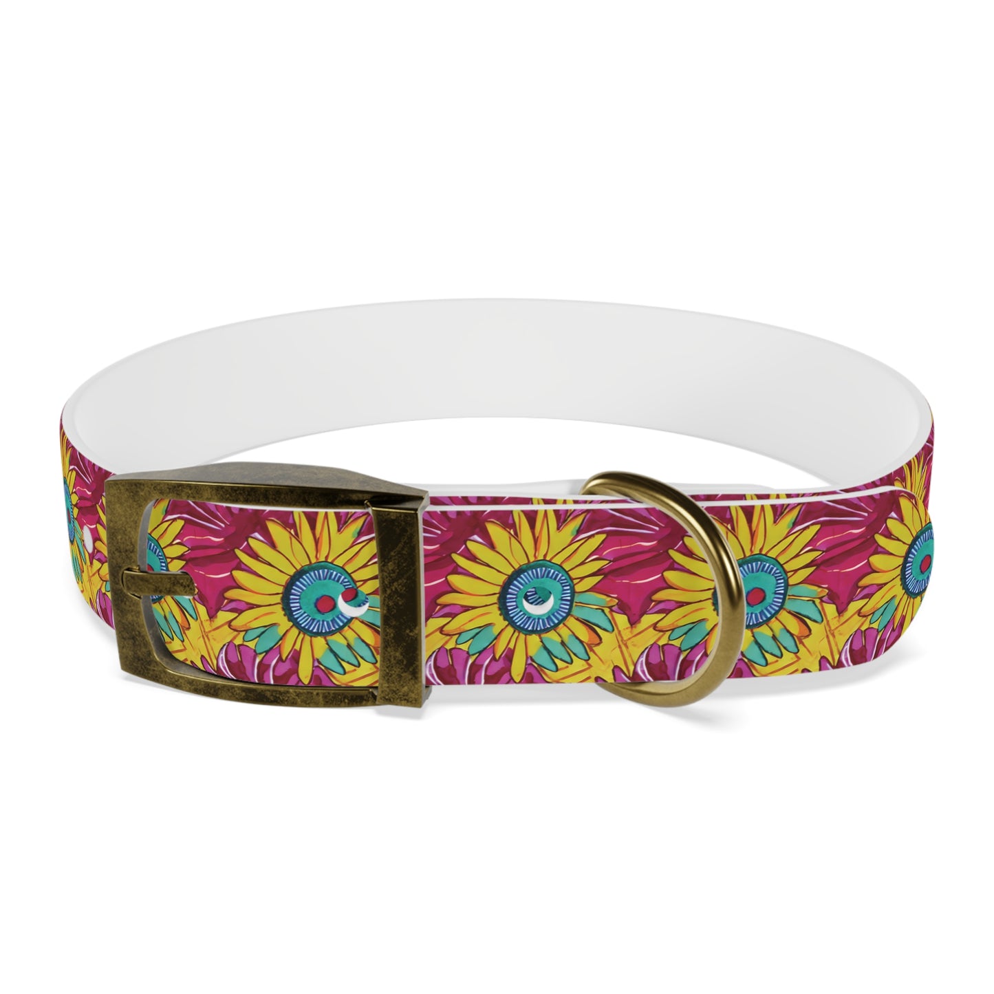 Daisies Pattern Dog Collar