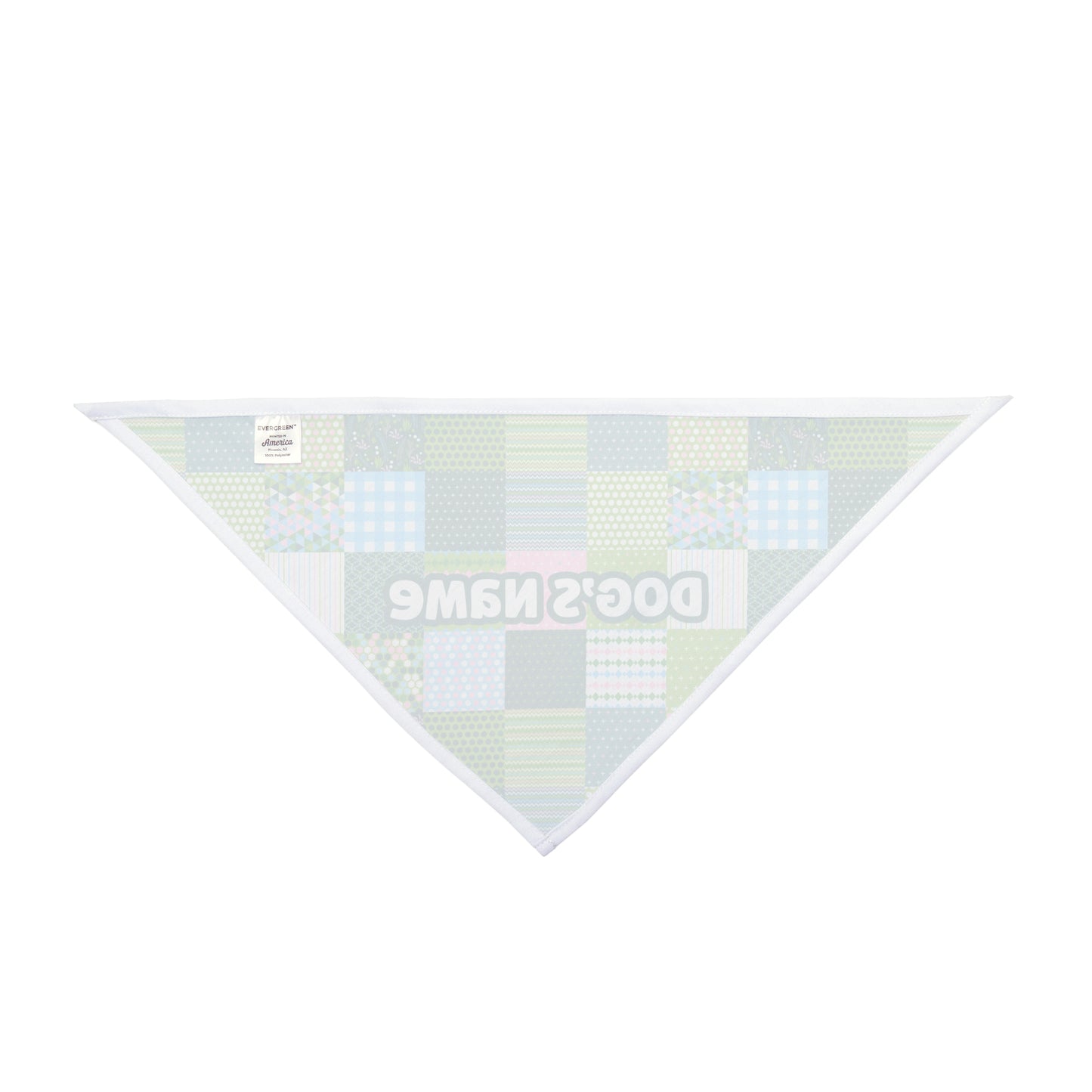 Patchwork Pizzazz Personalized Pet Bandana