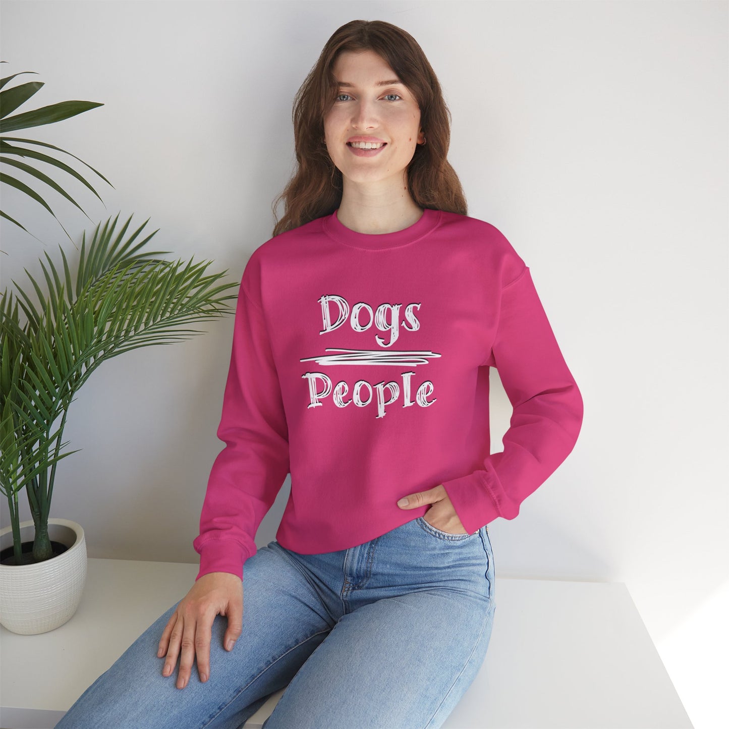 Dogs Over People Crewneck Sweatshirt