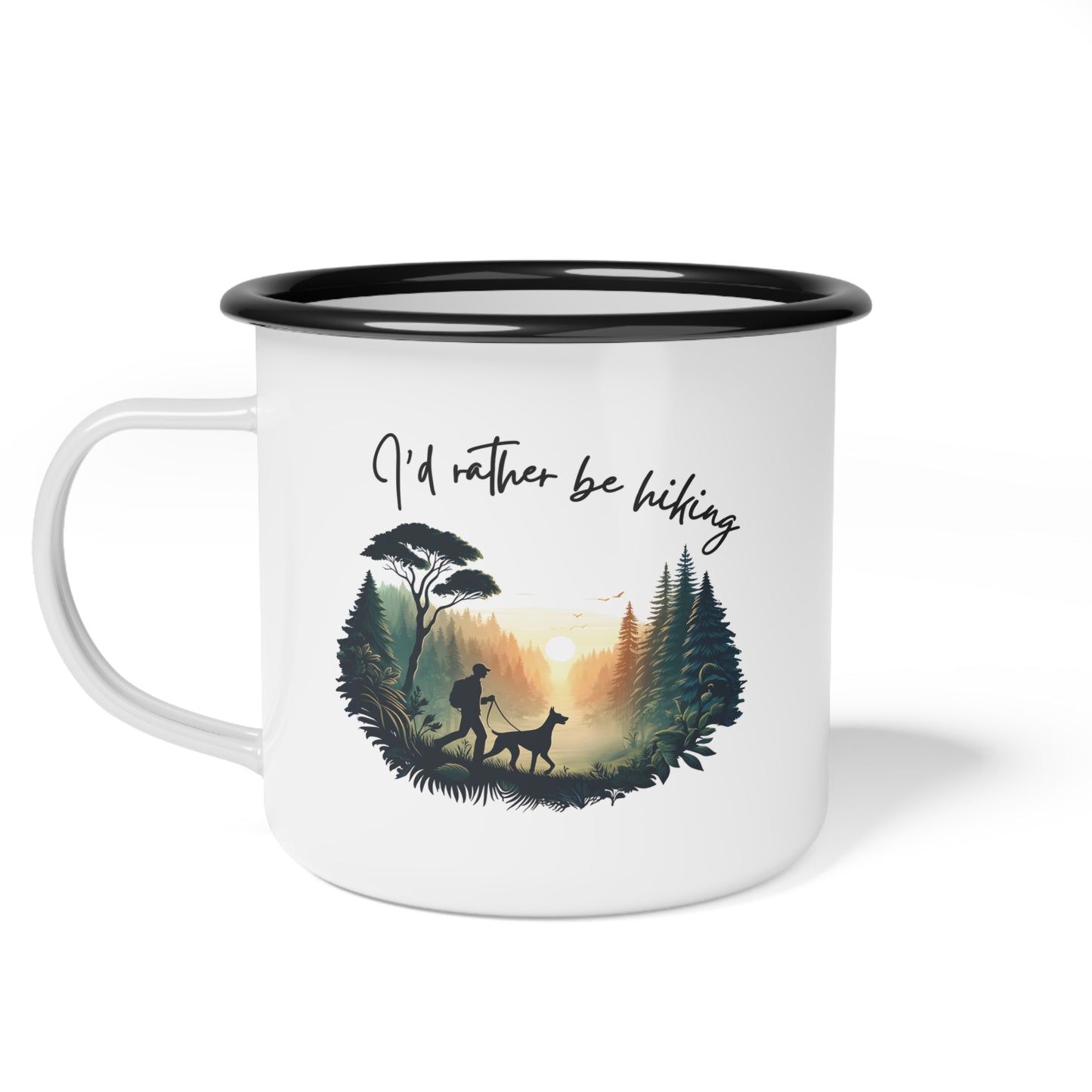 I'd rather be hiking Enamel Camp Cup