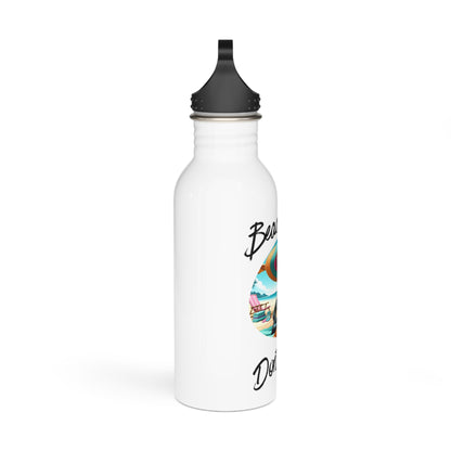 Beach Hair, Don't Care Stainless Steel Water Bottle