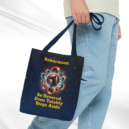 Cosmic Doberman All Over Printed Tote Bag