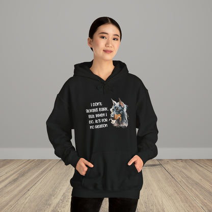 Doberman Hoodie "I don't always bark" (IYKYK)