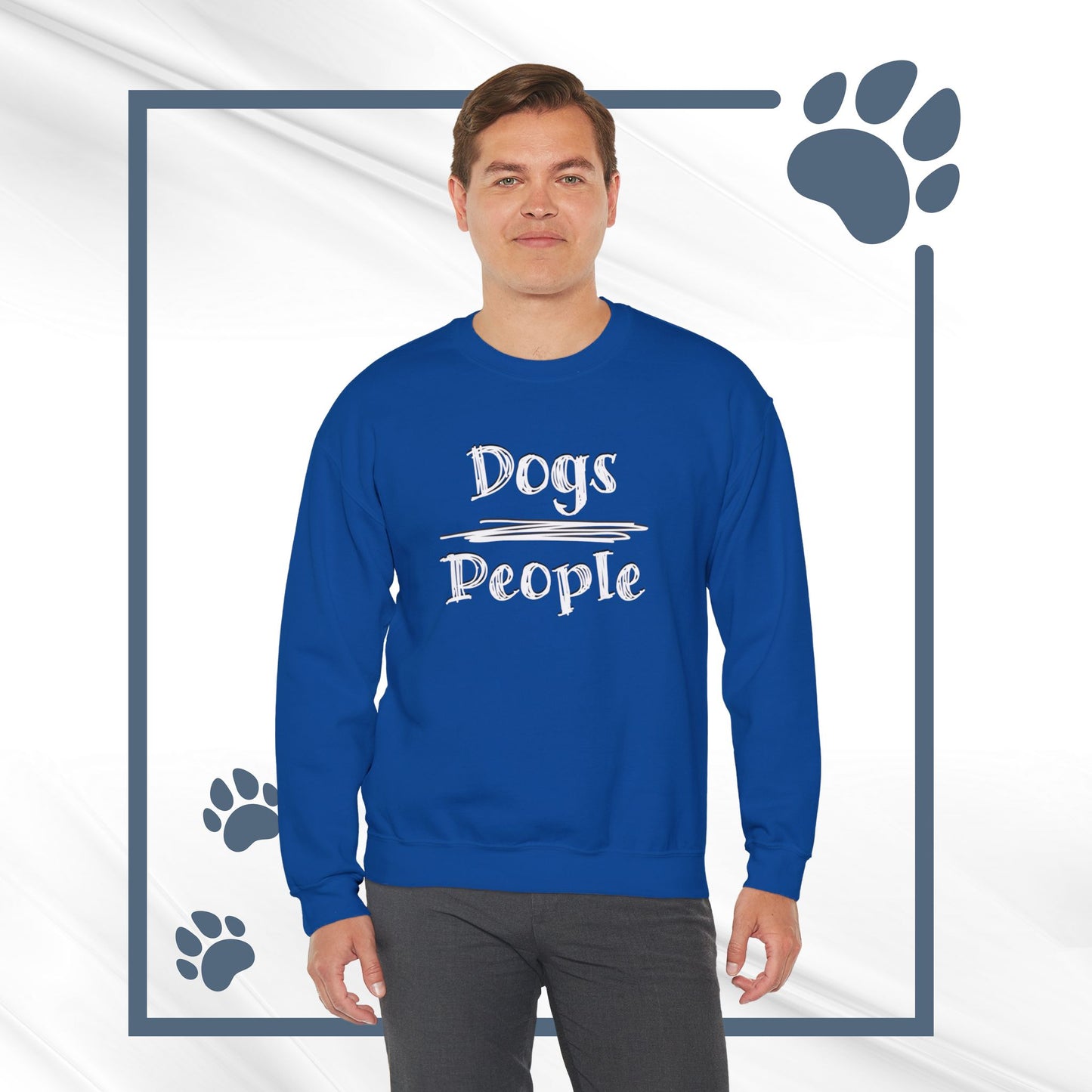 Dogs Over People Crewneck Sweatshirt